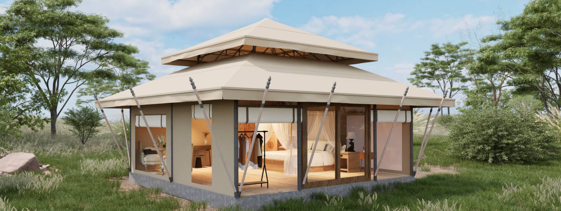 市北区户外野奢帐篷